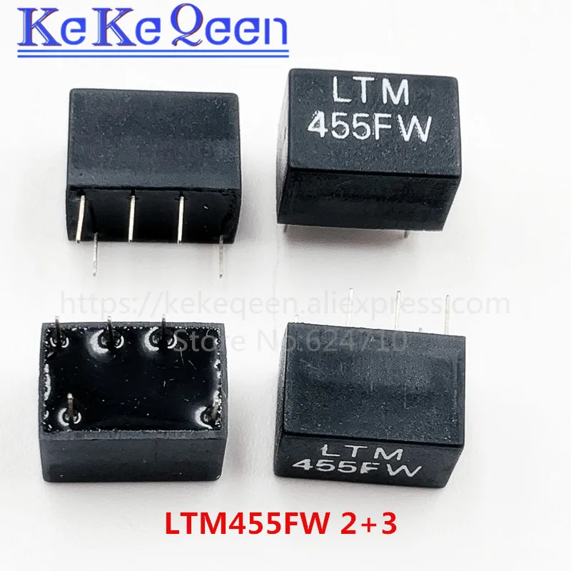 10PCS/LOT LTM455FW LTM455F 455 455F 455FW 2+3 5Pin DIP-5 455KHz NEW Original Signal relay