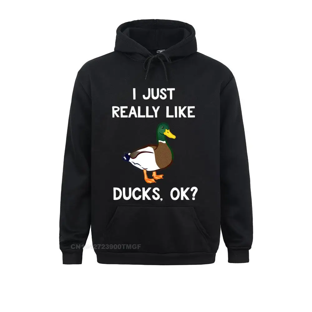 Funny Duck For Duck Lovers I Just Really Like Ducks OK Premium Oversized Hoodie Women Hoodies Birthday Sweatshirts Clothes