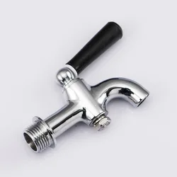 1pc High Quality Brass Chrome Finished Bibcock Insulation Bucket Tap Teacup Open Bucket Electric Teapot Water Faucet