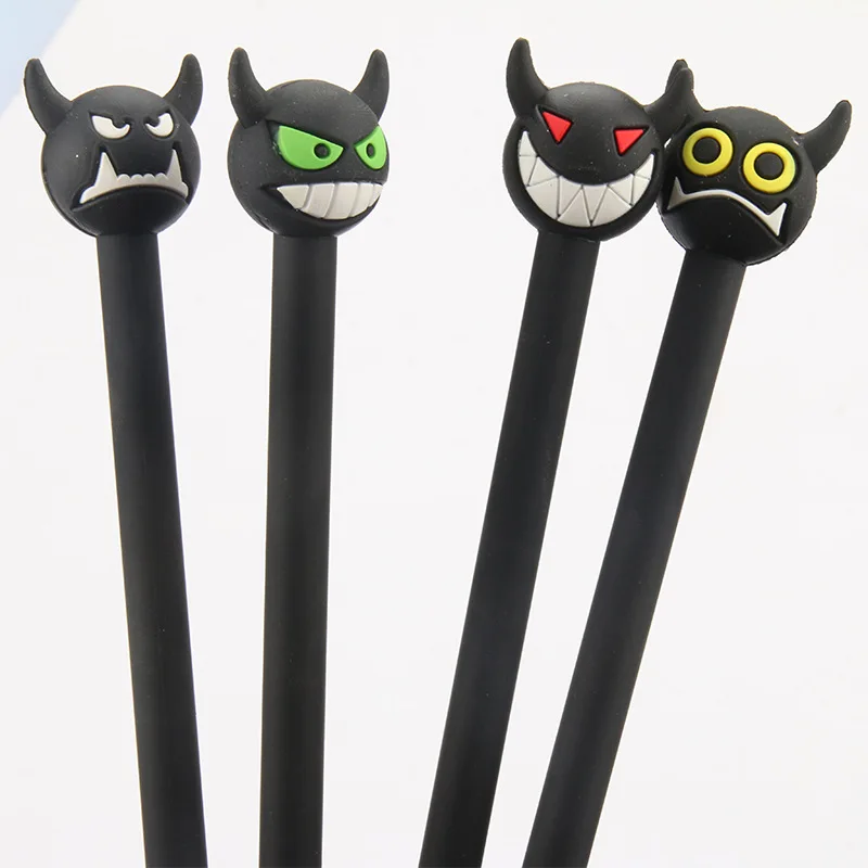 

50PCS South Korea Stationery Wholesale Creative Anime Cute Little Devil Gel Pen Signing Pen Students Learning Stationery