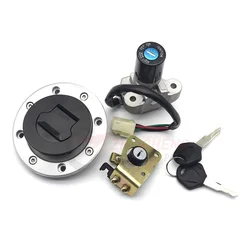 Motorcycle Ignition Switch Fuel Gas Tank Cap Cover Seat Lock Key Set For Suzuki GS500  GS 500 1989-1990 1991 1992 1993 to 2000