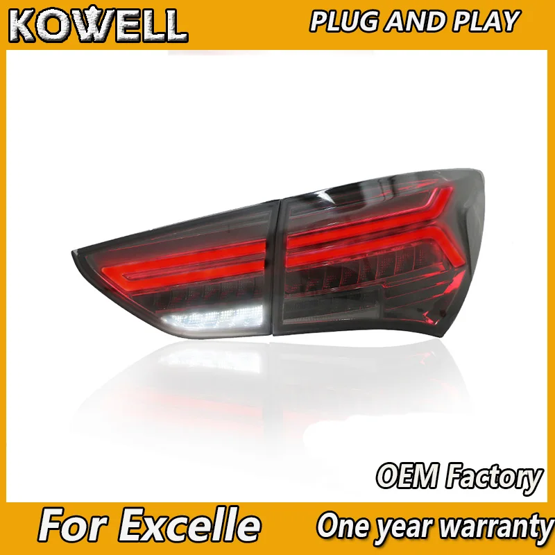 

KOWELLCar Styling for Buick EXCELLE-GT Taillights 2015-2017 for Forte LED Tail Lamp+Turn Signal+Brake+Reverse LED light