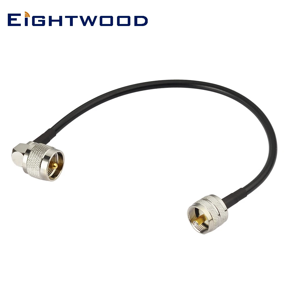 

Eightwood UHF PL259 Кабель «папа-папа» с низкими потерями, цифровой RG58 30 см для радио HAM и CB, анализатор антенны, туманной нагрузки, счетчик SWR