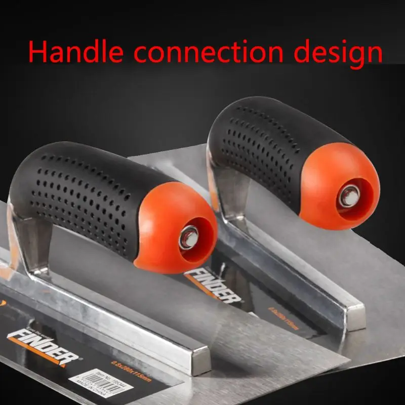 Durable Carbon Steel Concrete Acabamento Float Trowel para Casa, Room Decoration Kit, Ferramentas de canteiro de obras, 280x 115mm