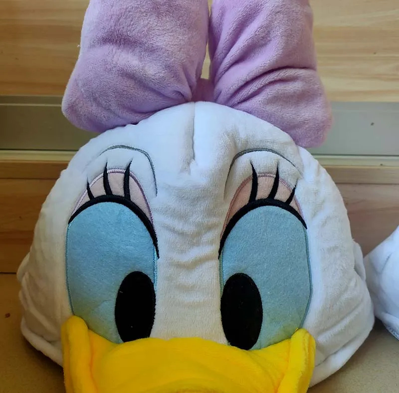 NEW Authentic  Disney Store Donald Duck Daisy Duck Costume Hat Cap Plush Cosplay