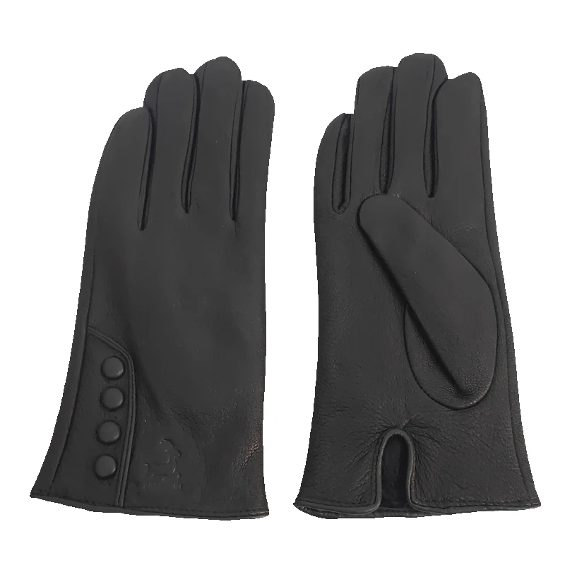 Neue damen Schaffell handschuhe leder winter warm fluff damen weichen weiblichen Wildleder handschuhe hohe qualität handschuhe