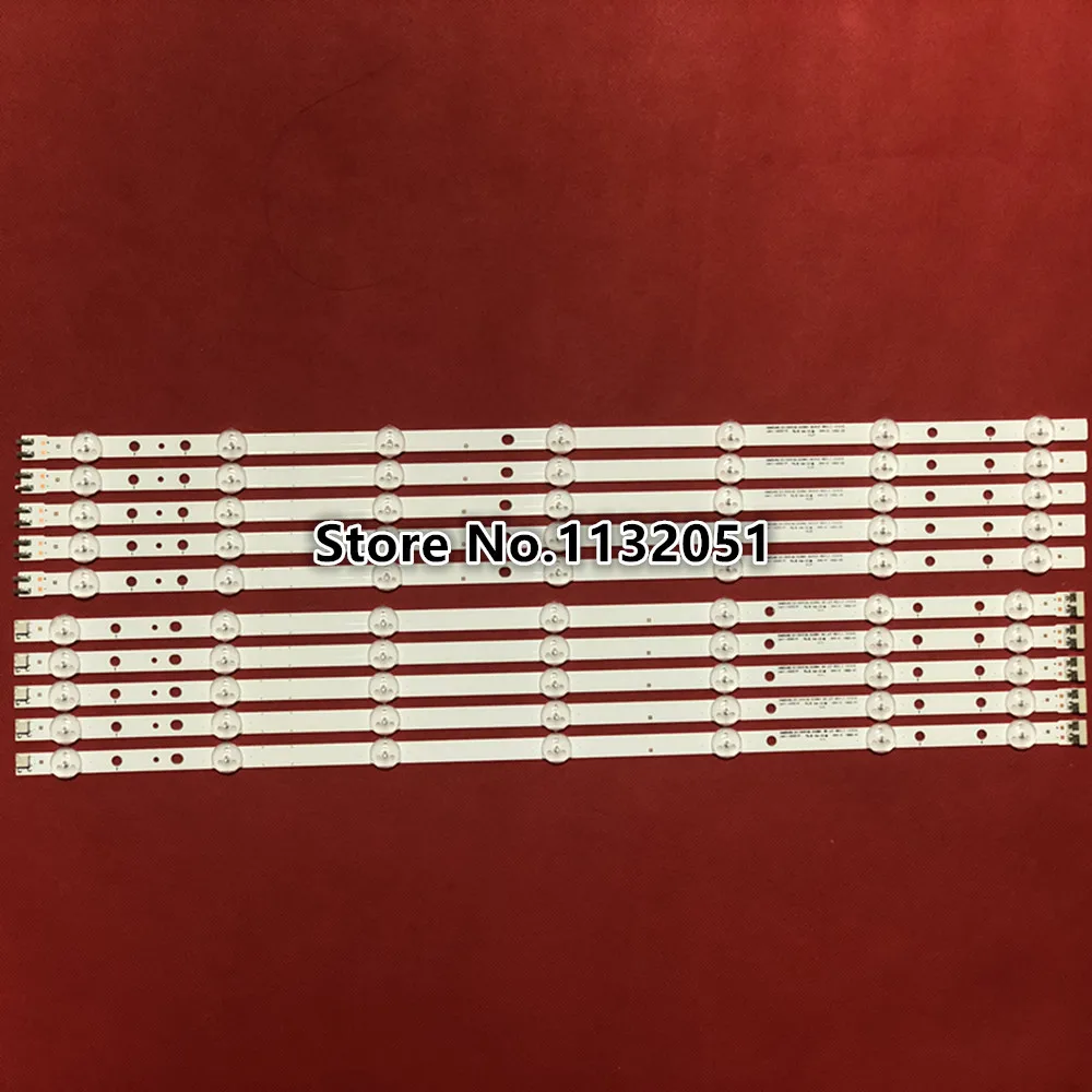 10 Buah Strip Lampu Latar LED untuk UN55H6103 UN55J620DAF UN55J6201 UN55J6200 UN55FH6330 UE55H6203 UN55FH6030 D3GE-550SMA-R1 550mb-s0