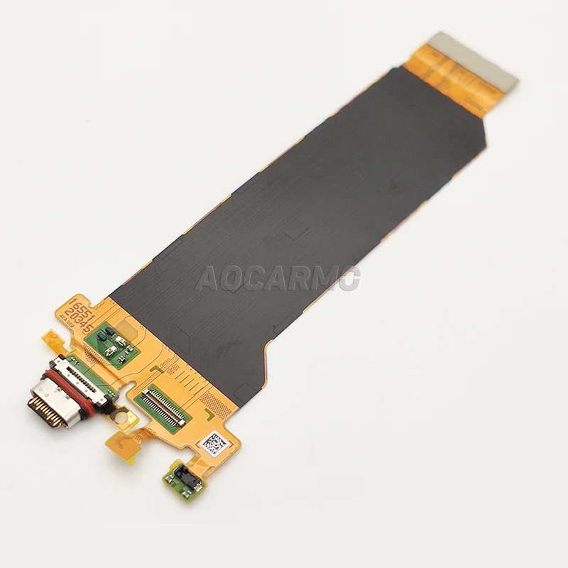 Aocarmo Type-C USB Charger Charging Port Dock Connector Flex Cable For Sony Xperia 5 II/ X5ii SO-52A SOG02