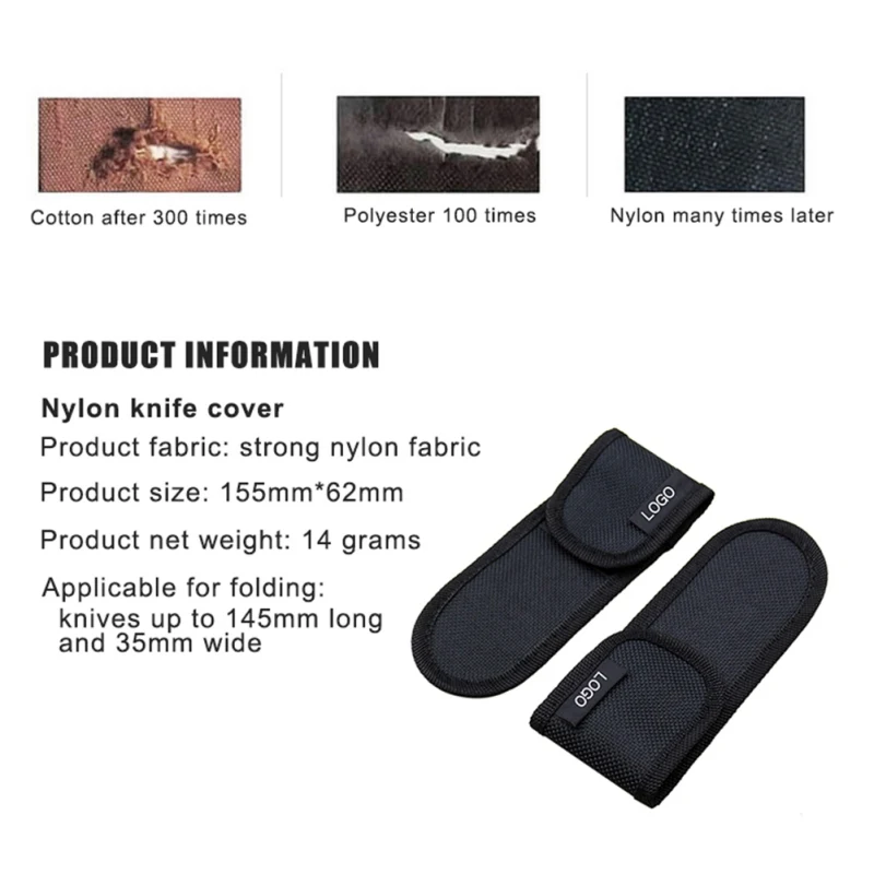 1pcs Outdoor Nylon Sheath Folding Cutter Black Clip Case Pliers Cutters Cover Bags Wood Cutter Sets Scabbard Waist Pack