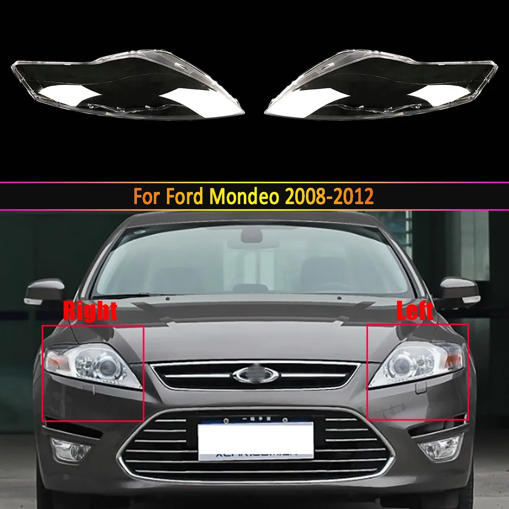 

Car Headlight Lens For Ford Mondeo 2008 2009 2010 2011 2012 Car Headlamp Cover Replacement TransparentAuto Shell