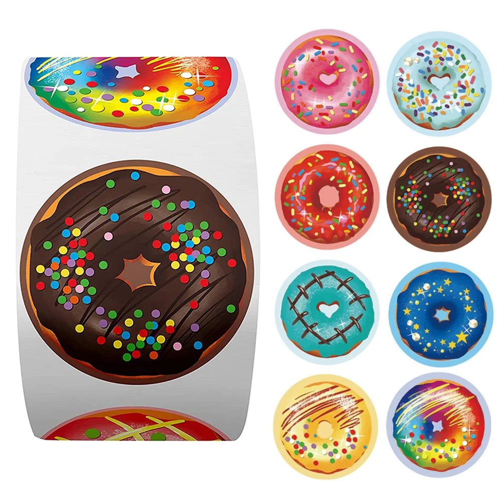 New 500 Pcs Handmade Baking Gift Decoration Stickers Cute Birthday Party Gift Decoration Label Kids Toys Gift Package Stickers