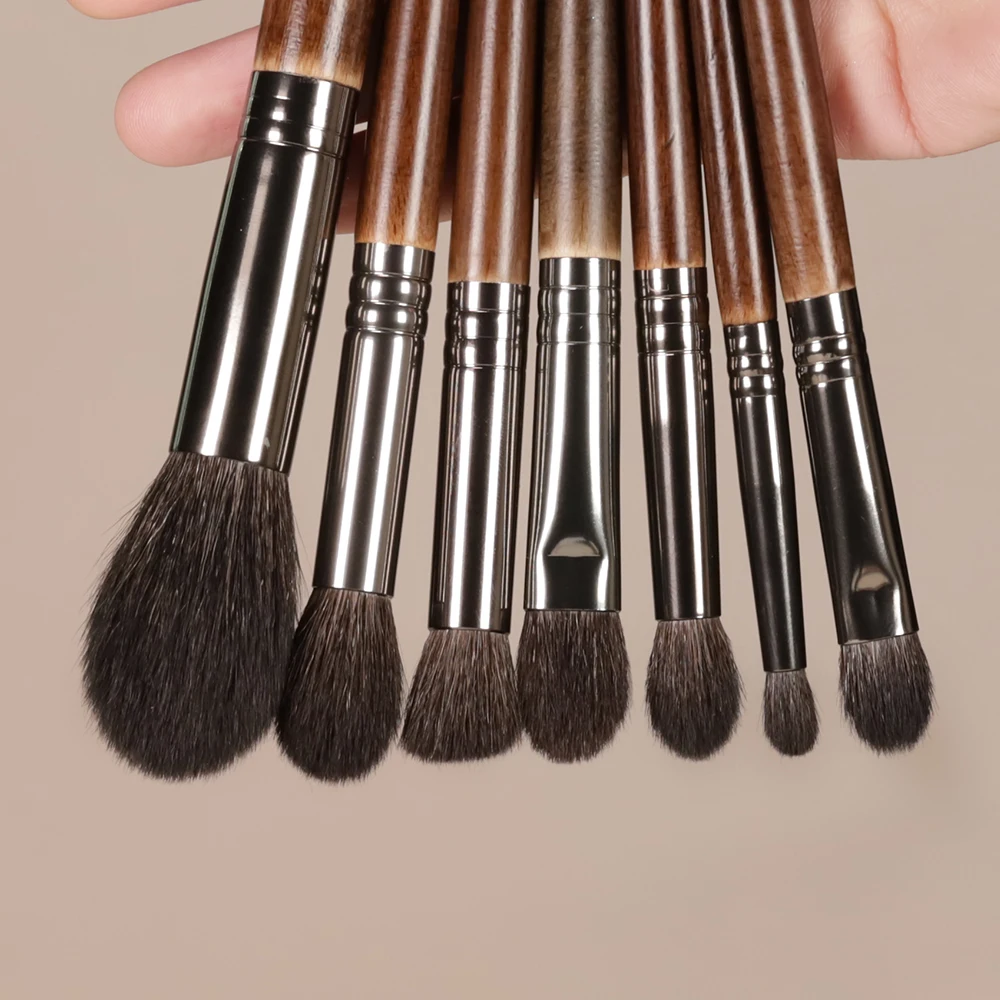 OVW Pro Makeup Brushes Set Cosmetic Powder Foundation Goat Hair Eyeshadow Eyeliner Brush Kits Make Up Brush Tool