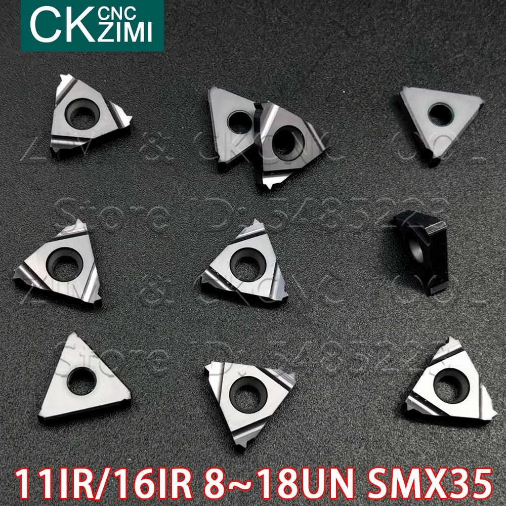 11IR 16IR 8UN 14UN 16UN 18UN SMX35 interne gewinde Einsätze holz drehen werkzeuge CNC Hartmetall arbide schneiden Einsätze edelstahl