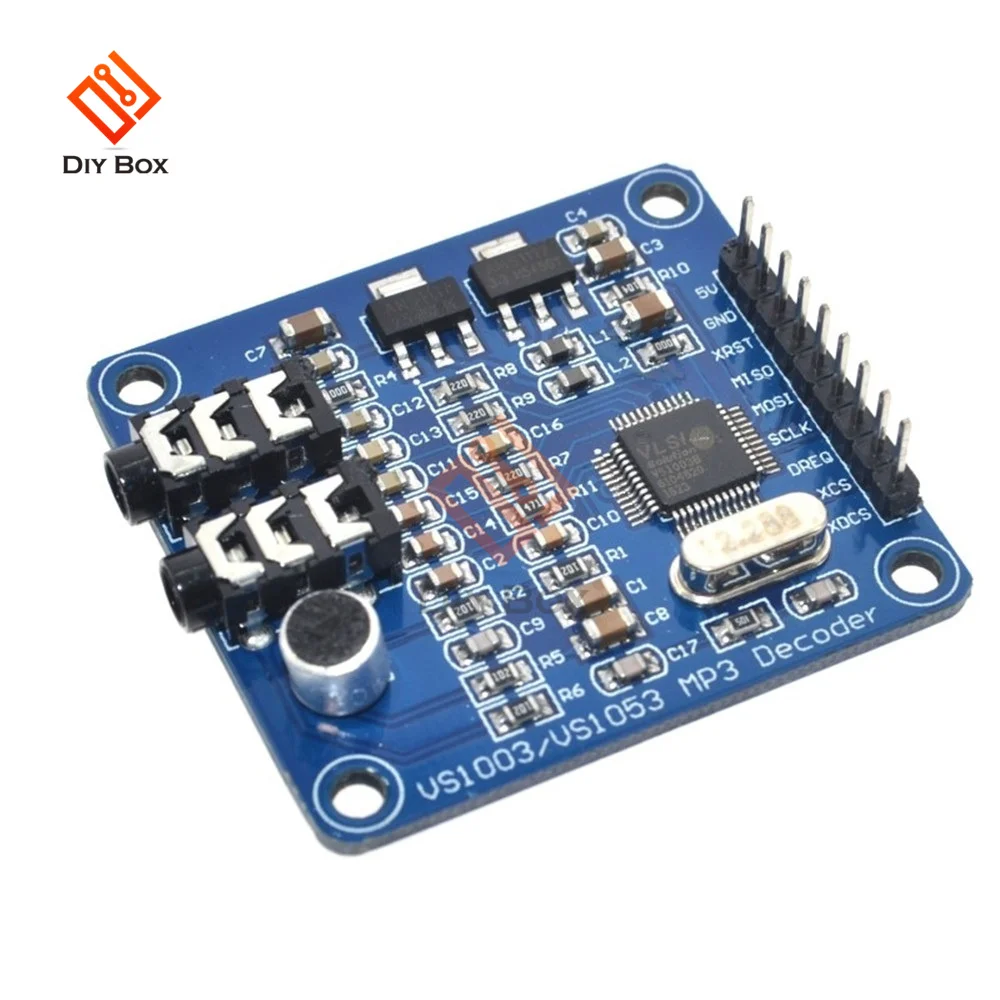 VS1003B VS1053 MP3 Decodering Module Development Board VS1053b VS1053 Ic Onboard Opname Functie Spi-interface