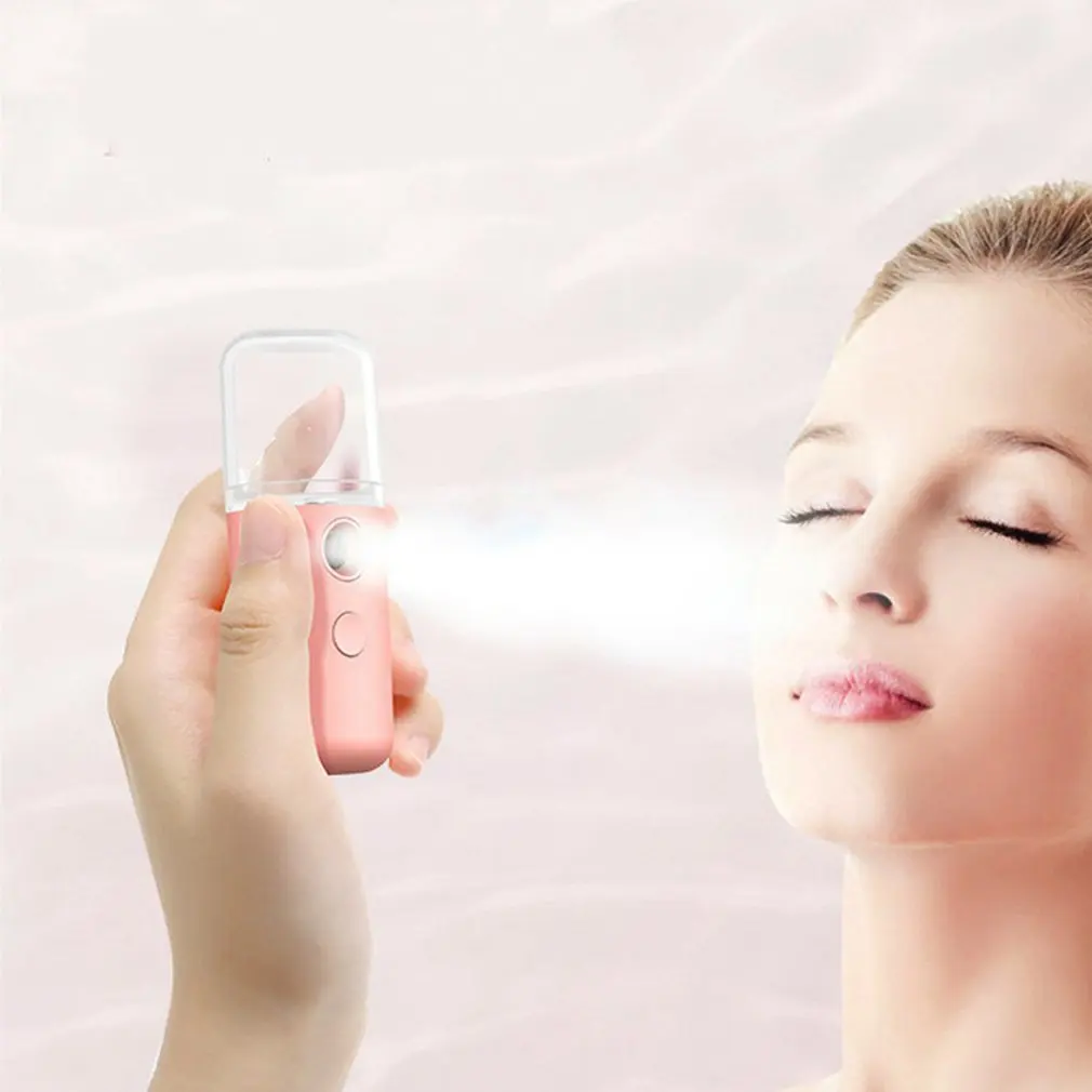 Portatile Mini Mist Spray viso idratante USB ricaricabile strumento di bellezza umidificatore viso raffreddamento quotidiano spruzzatore d'acqua