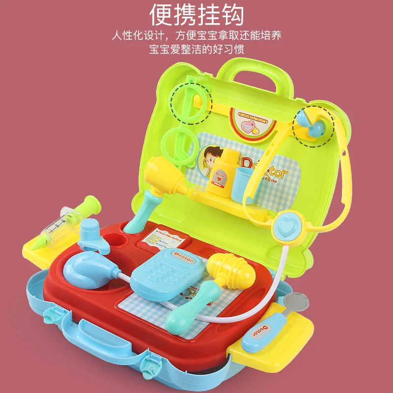 Kids Doctor Set Pretend Play Girls Role-playing Games Hospital Accessorie Medical Kit Nurse Bag Toys Children Christmas gift