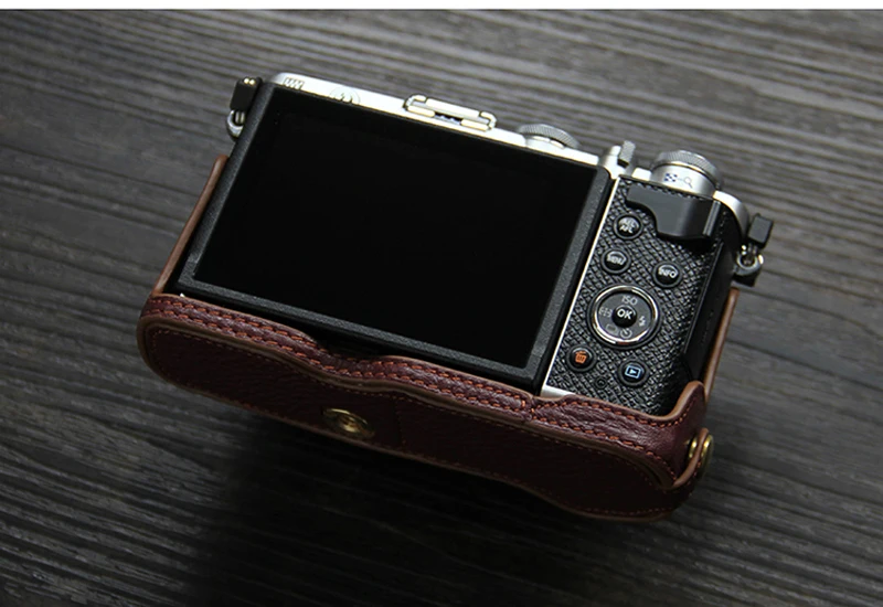 Чехол для камеры из натуральной кожи EP7, чехол для камеры Olympus EP7, чехол из искусственной кожи