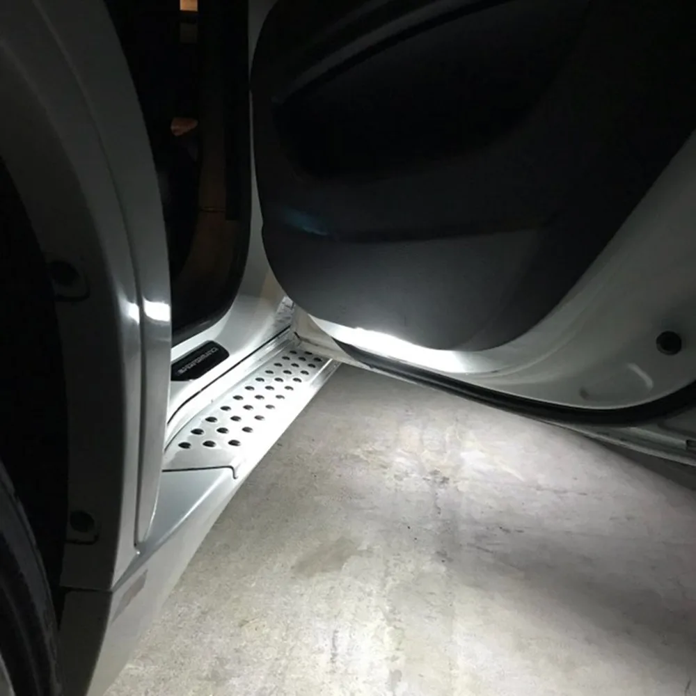 2 Stück LED-Innenbeleuchtung für Tür, Fußraum, Kofferraum und Gepäckraum für BMW E90 E91 E92 E93 E60 E70 E82 E87 X1 X3 X5 X6 F10 Mini – Detail 1