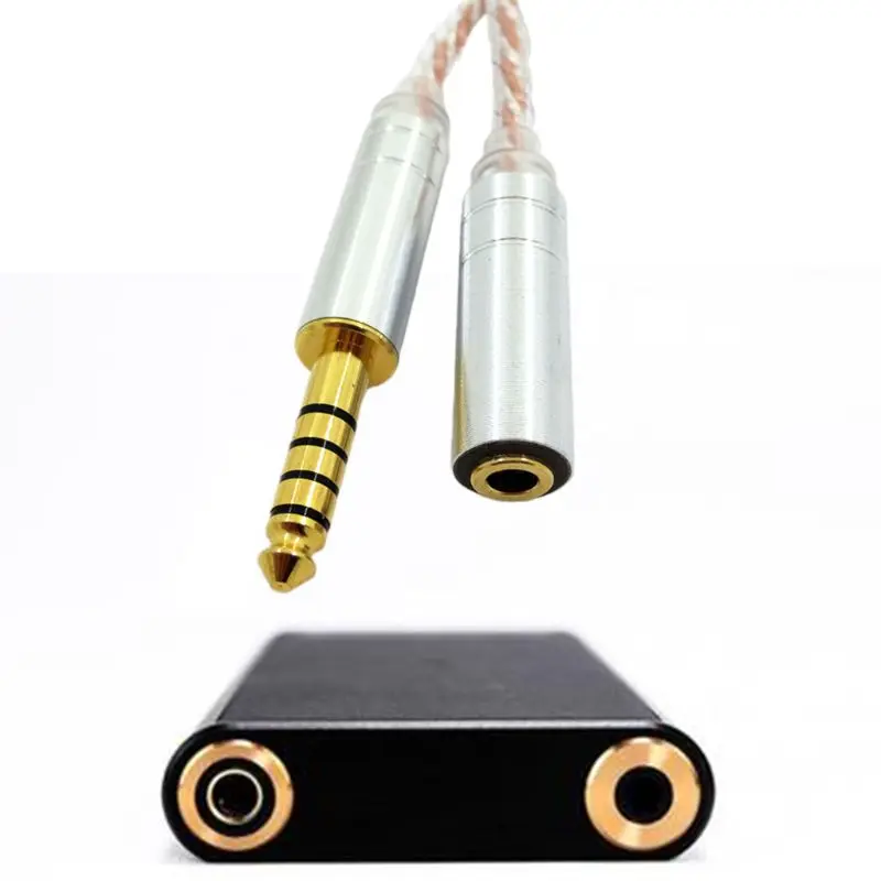 HIFI Balance Audio Kabel Männlichen 2,5mm zu 3,5mm 4,4mm Weibliche Kopfhörer Umwandlung Kabel Linie Adapter