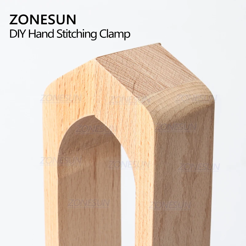 ZONESUN Wood Sewing Tools Leather Craft Retaining Clip DIY Hand Tool Set Table Desktop Stitching Lacing Pony Horse Clamp Tools