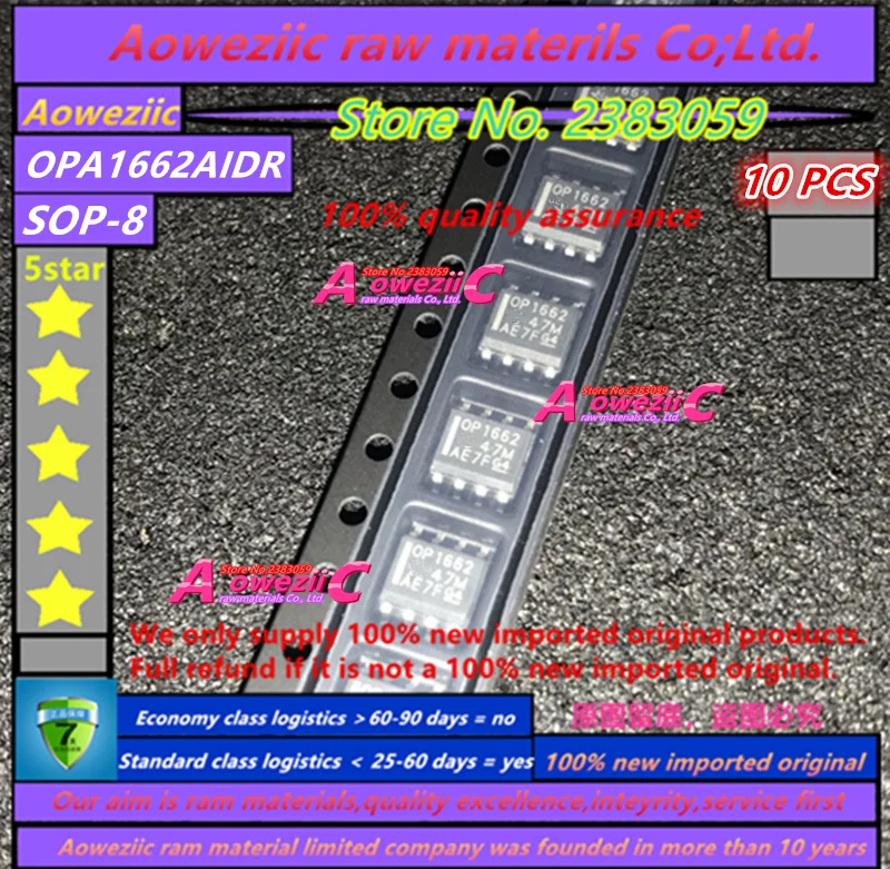 Aoweziic  100% New Imported Original OPA1662AIDR OPA1662A OP1662 OPA1678IDR OPA1678 OP1678 OPA1688IDR OPA1688 O1688A SOP-8
