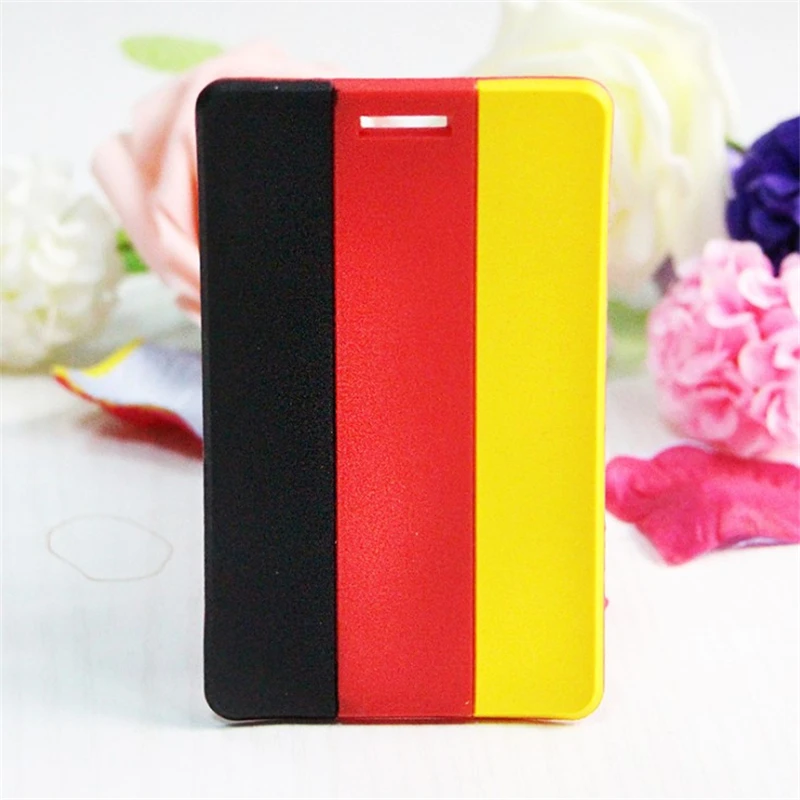 Travel Accessories Creative National Flag PU Leather Luggage Tag Women Men Portable Label Suitcase ID Address Holder Baggage Boa