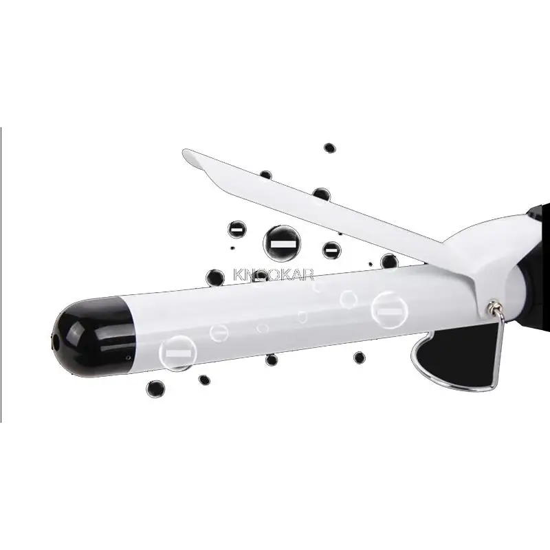 مكواة تجعيد كهربائية سيراميك حجم كبير داخل مشبك شعر قصير الكمثرى زهرة رأس مموج الشعر لا يضر بانج الهواء بيرم