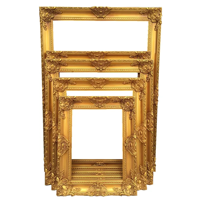 Decorative Wedding Wooden Photo Frame Picture Frame ,Wall-Mounted Oil Painting Frame