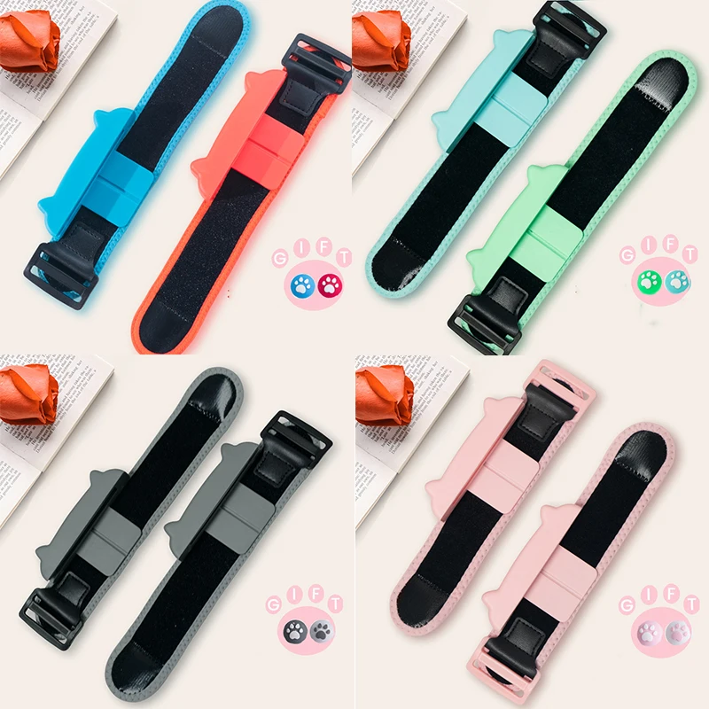 Untuk Nintendo Switch Oled Just Dance Accessories untuk Joy-Con Controller Armband Adjustable Elastis Strap Wrist Band Cover