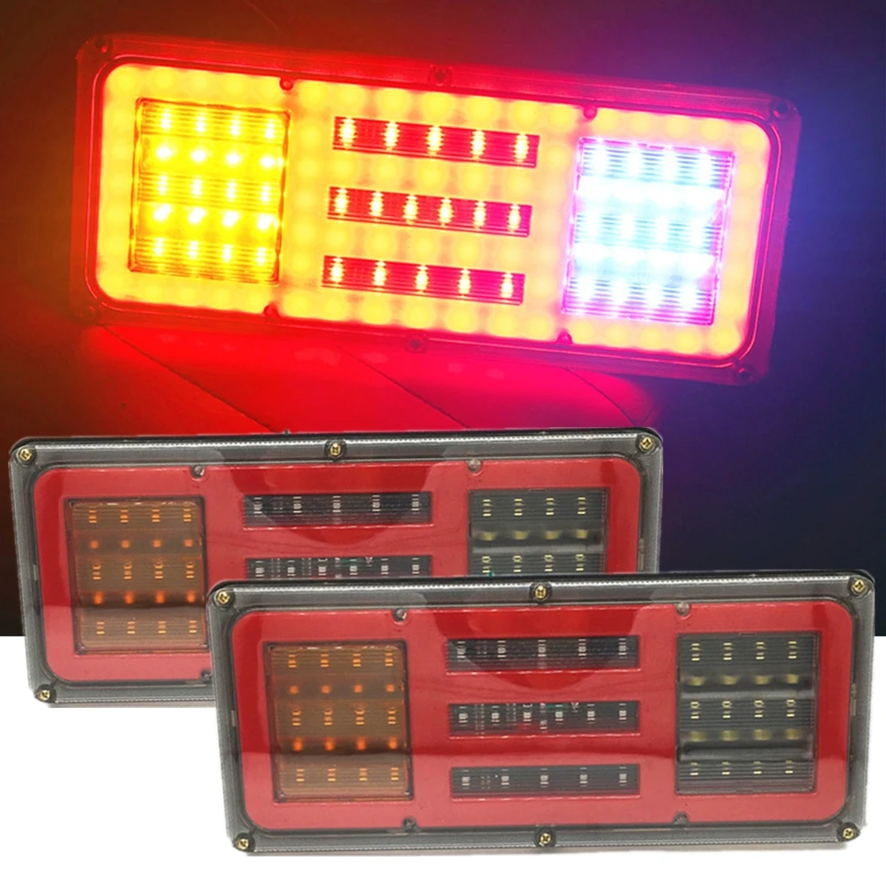 

2pcs 24V Led Truck Rear Tail Lights For Trailers Caravan Rv Boat Lorry Car Brake Stop Turn Signal Light Revese Lamp