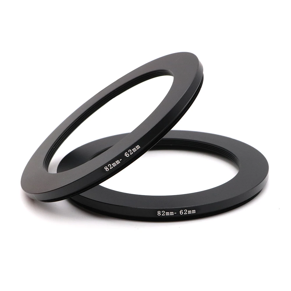 Anel adaptador de filtro de anel de 2 peças step-up/step-down, 82mm-62/67/72/77/82/86/95/105mm