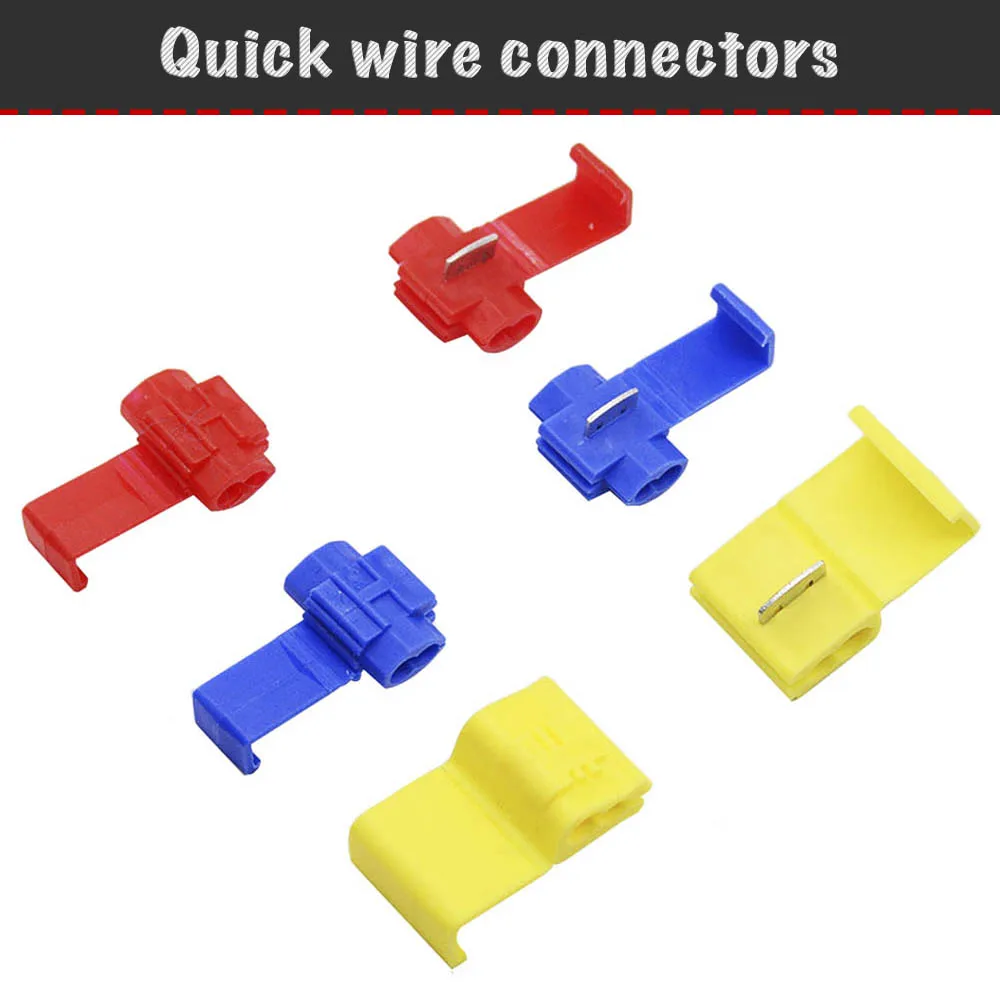 20 PCs Quick wire connectors, 22-18 AWG, 18-14 AWG, 12-10 AWG, quick coupler crimp terminal, connector, connector