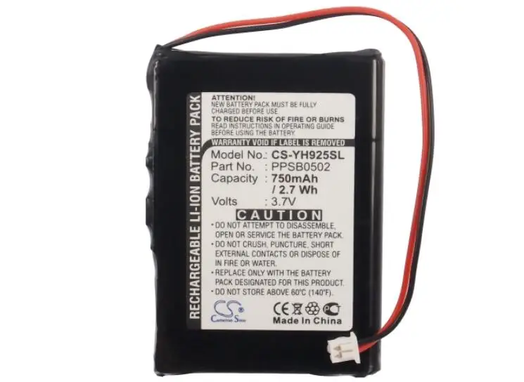 cameron sino 750mah battery for SAMSUNG YH-920 YH-925 MP3 Player PPSB0502 MP3, MP4, PMP Battery