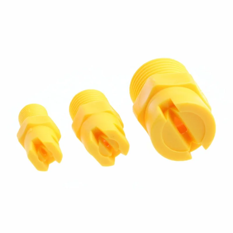 

10pcs PP Vee jet flat fan spray nozzle, Industrial / factory cleaning, dust removal nozzle