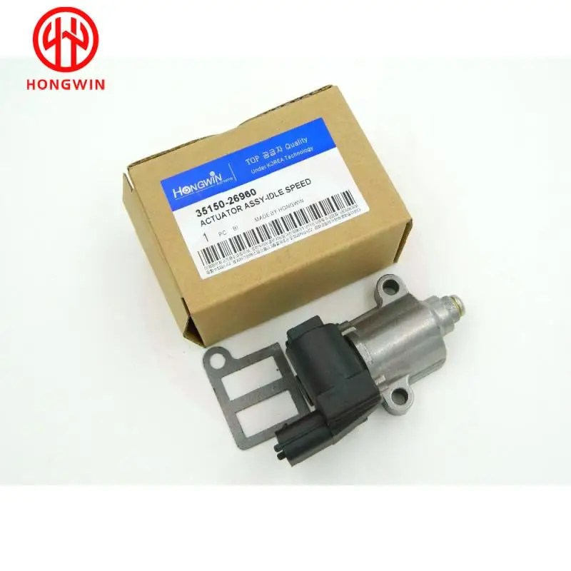 35150-26960 zawór sterujący jałowym powietrzem dla HHYUNDAI akcentu KIA Rio Rio5 1.6L 2006-2011 3515026960 ac587