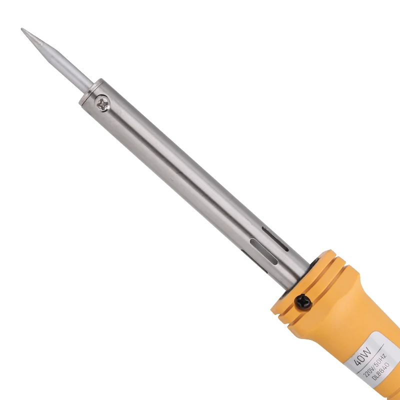 Deli DL8840 Electric Soldering Iron Welding Tools Electrician Tools Stainless Steel Heating Tube TBP Plastic