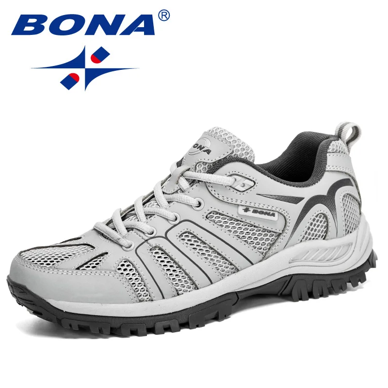 BONA nowi projektanci modne buty w stylu Casual mężczyzn na zewnątrz wygodne trampki męskie antypoślizgowe buty męskie Tenis Masculino Zapatillas