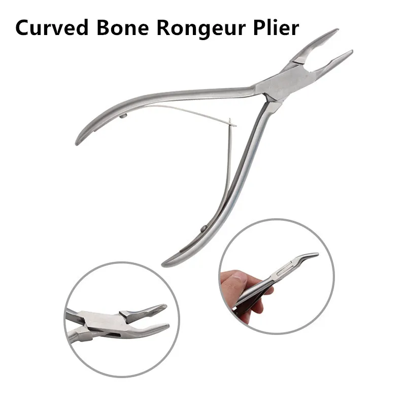 

1 Pcs Dental Orthodontic Instrument Curved Bone Rongeur Dental Rongeur Forcep Dental Plier Dentist Surgery Tool Surgical Tool