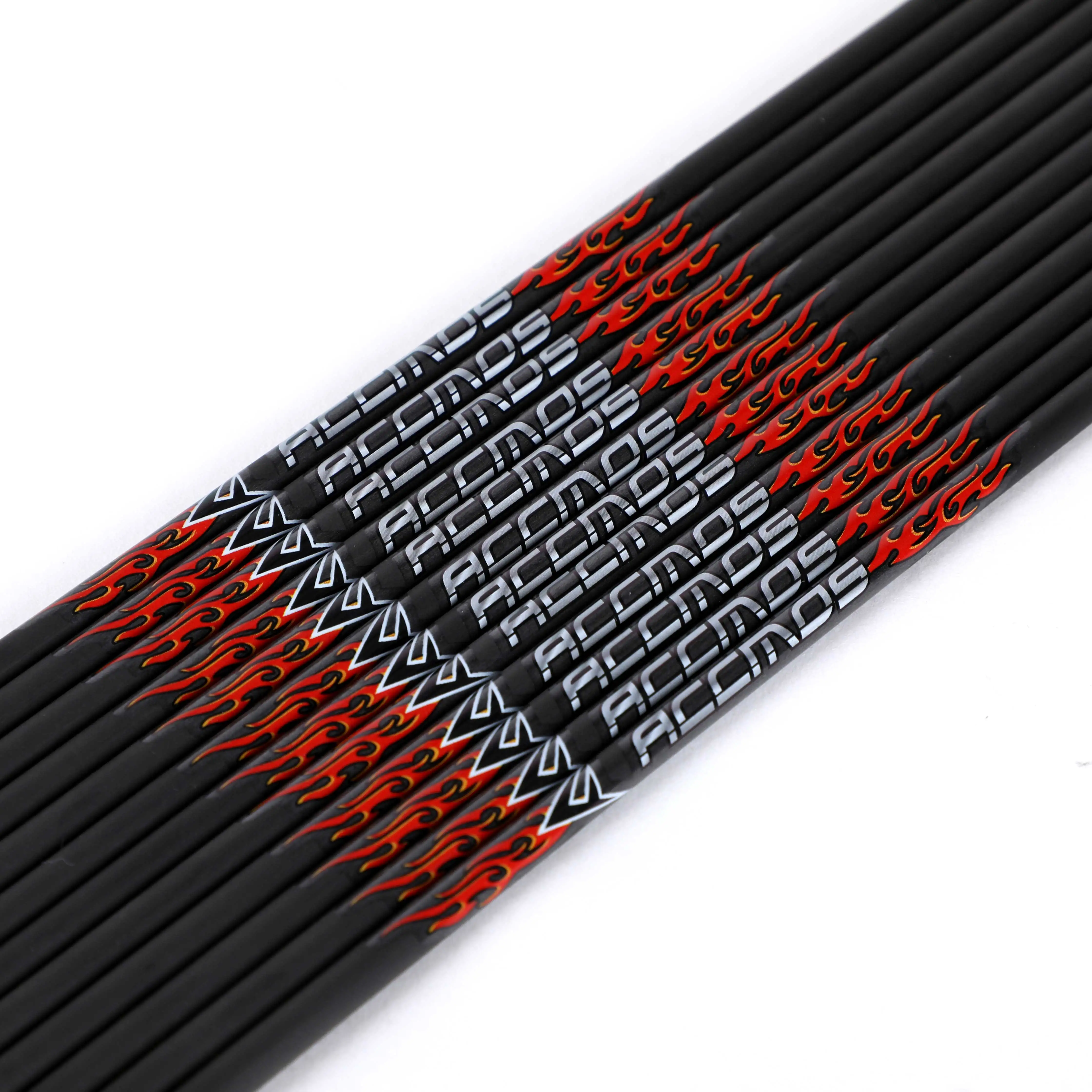 6/12pcs New ID 6.2mm Pure Carbon Arrow Shafts 32inch Spine 250 300 350 400 500 600 700 800 DIY Arrow Archery for Bow Hunting