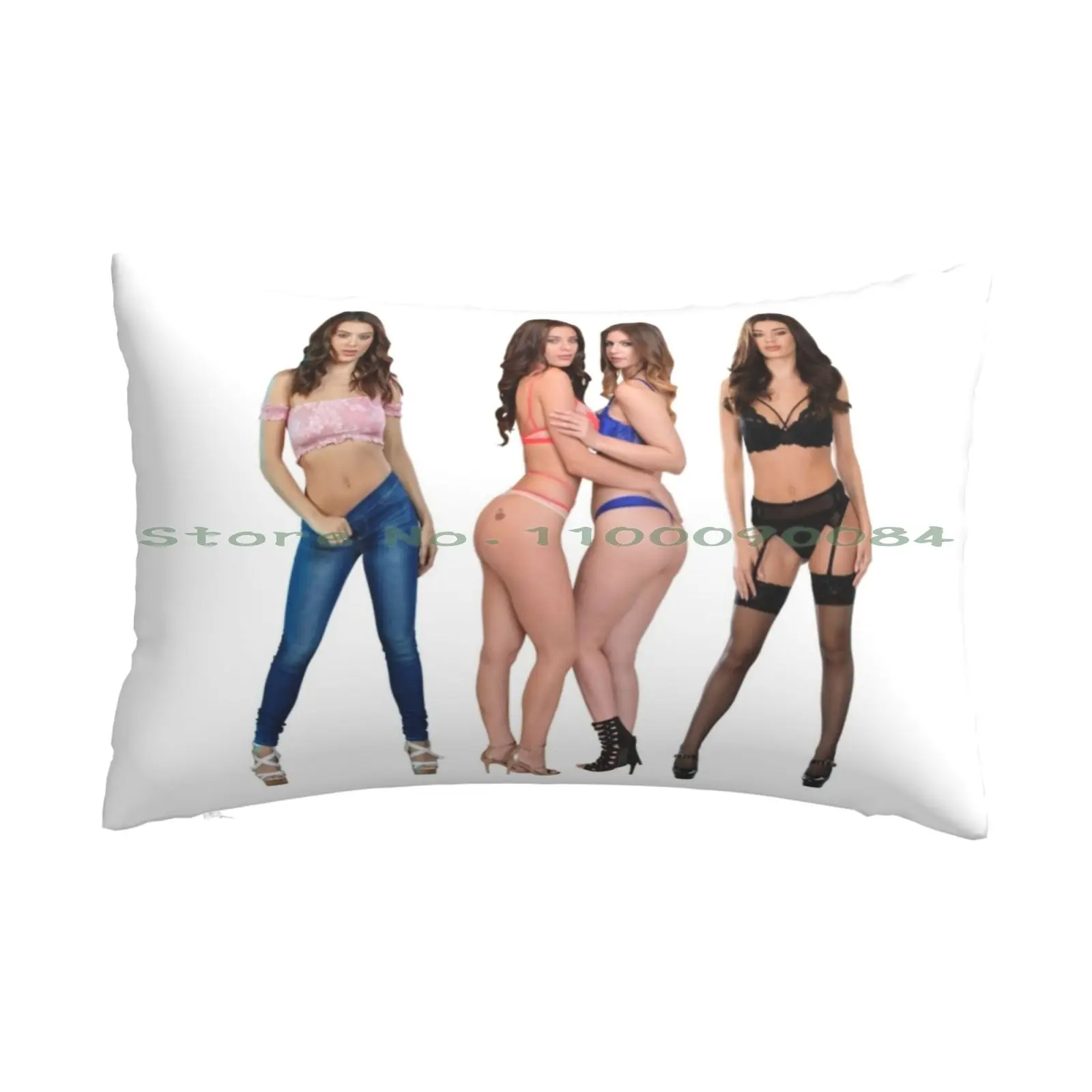 Lana Rhoades Sticker Pack Pillow Case 20x30 50*75 Sofa Bedroom Airplane Sunrise Sunset City Shore Beach Ocean Sea Atlantic