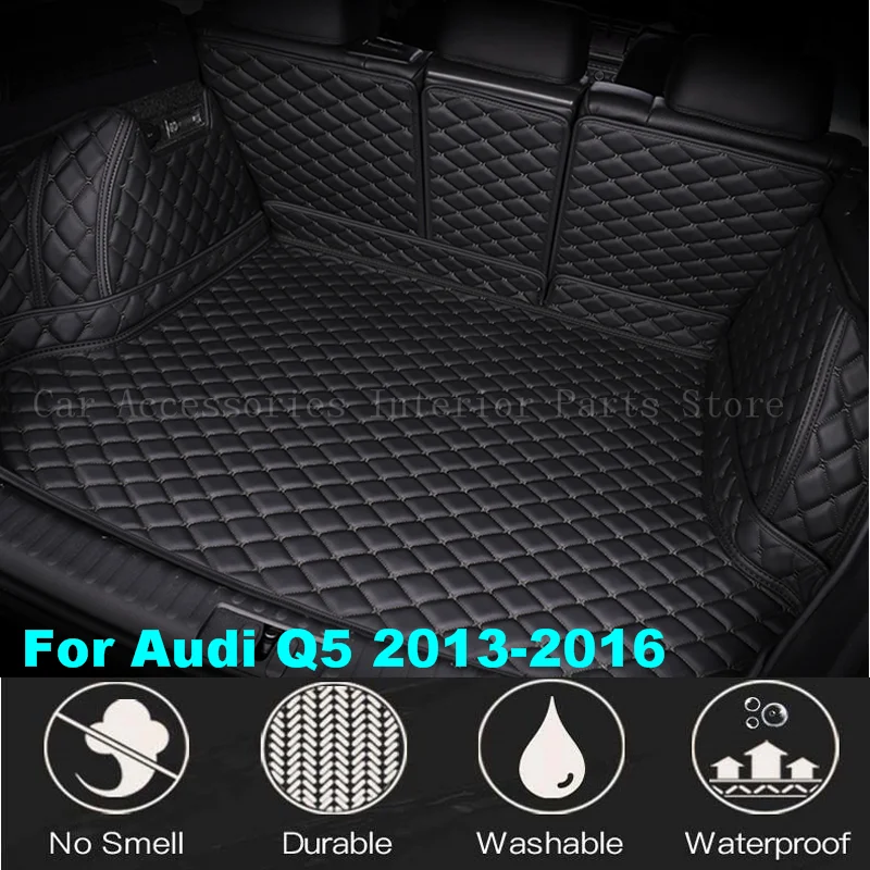 

Custom Car Trunk Mat For Audi Q5 2013 2014 2015 2016 Auto Waterproof Interior Accessories Custom Cargo Styling Carpet