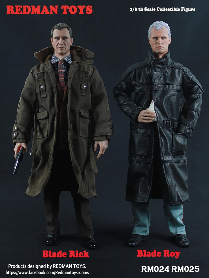 1/6 Skala Zbiorowy Figurka Blade Runner: Rick Deckard i Roy Batty – Idealny Prezent dla Fanów Sci-Fi