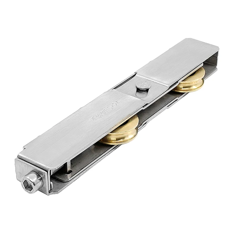 Sliding Door Plastic Steel Window Pulley Aluminum Alloy Brass Wheel Muted Track Roller House Hardware