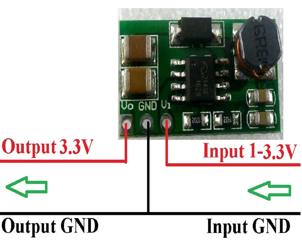 Carte d'alimentation sans fil pour Wifi RF, DC 1-3.3 à 3.3V, 5 pièces