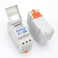 Programmable Digital 7 Days Timer Switch Relay Control 220V 230V 6A 10A 16A 20A 25A 30A Electronic Weekly Din Rail Mount