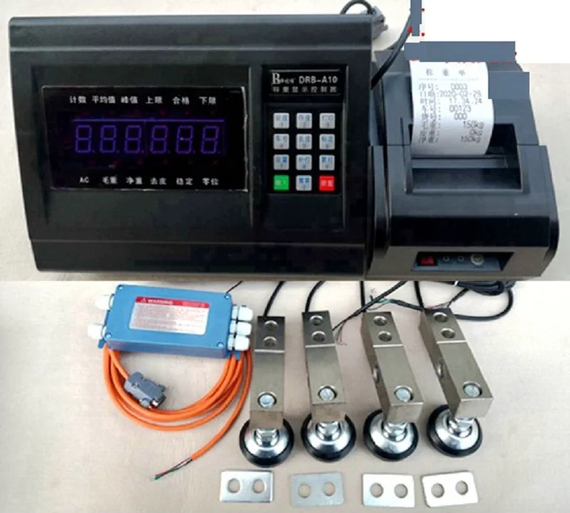 Homemade small loadometer stabilization associating optimal bo DRB A10 - weighing display instrument