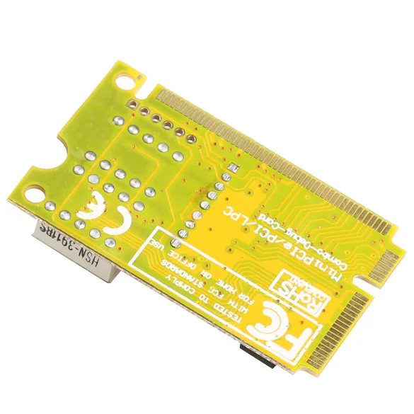 VODOOL Mini PCI-E LPC PC Analyzer Tester POST Card Test For Notebook Laptop Hexadecimal Character Display