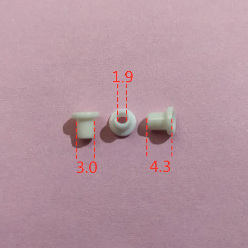 Pulido de ojos de porcelana de alúmina 20 piezas, pulido de ojos de porcelana 99, roscado suave resistente al desgaste