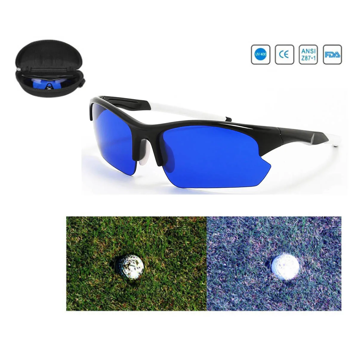 Sports Find Golf Glasses Follow Caddies Find Ball Tools Goggles Wholesale Custom Logo