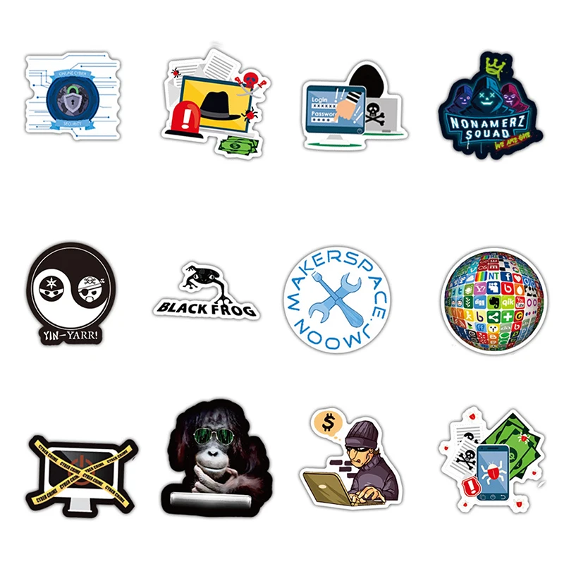 10/30/50PCS Hacker Graffiti Aufkleber Geek Java Programmierung DIY Spielzeug Gepäck Laptop Motorrad Skateboard Fahrrad Aufkleber aufkleber F5 – Detail 4